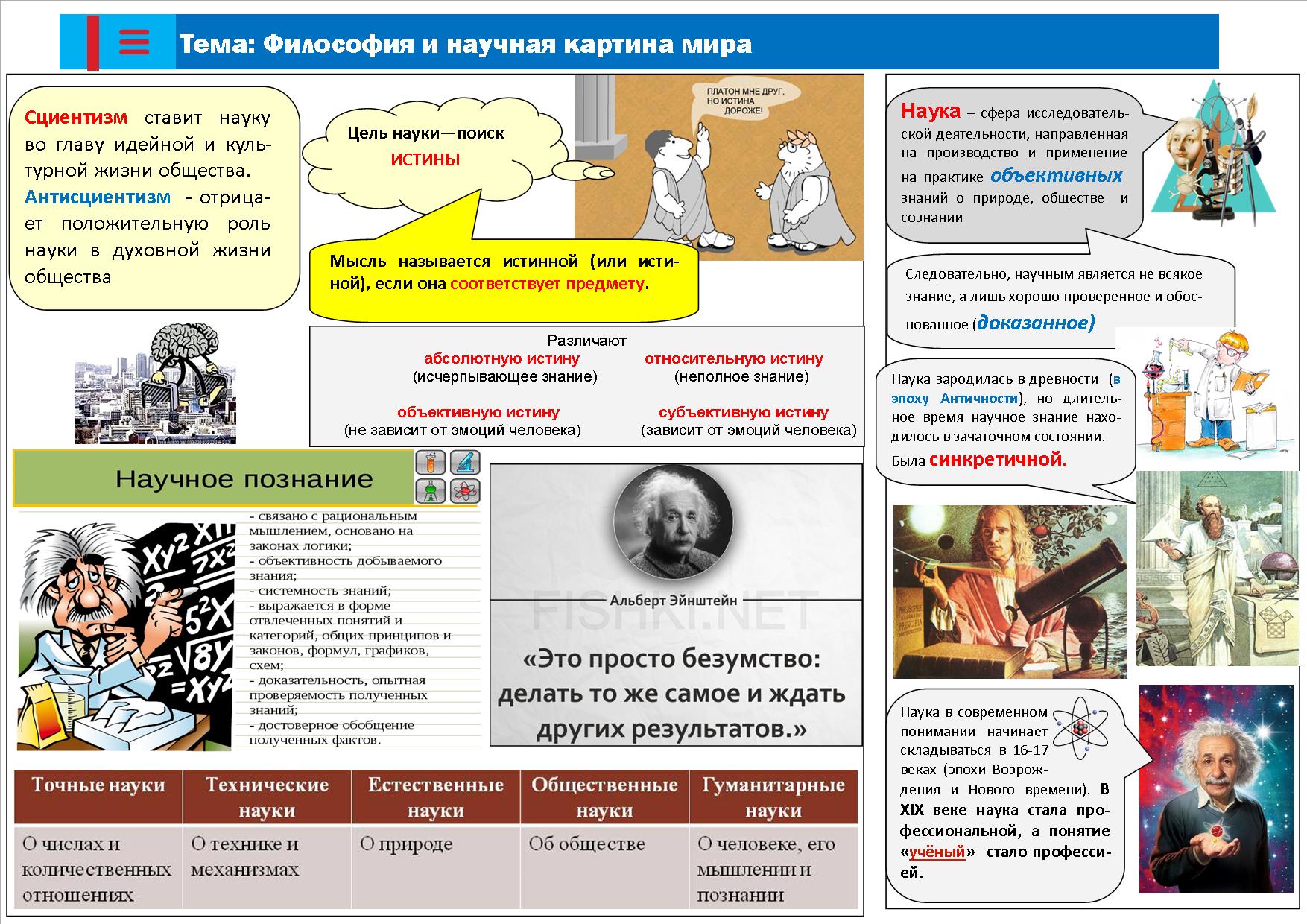 Раздел 3 Духовная жизнь человека (наука, религия, искусство) Тема 3.1  Философия и научная картина мира | Сайт Борзиловой Людмилы Викторовны